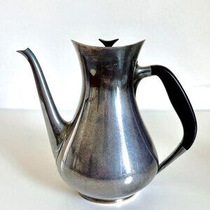 COHR DENMARK ALTA ATOMIC MID CENTURY COFFEE POT EPNS 8" TALL